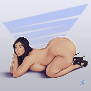 curvy fat ass hentai - curvy booty by Ar018 - Hentai Foundry