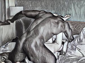 interracial art black and white - Interracial Art Black And White | Sex Pictures Pass