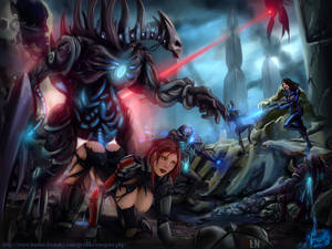 Mass Effect Hentai Alien Porn - unexpected interruption by vempire