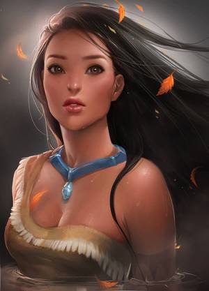 indian princess pocahontas nude ass - Pocahontas by sakimichan on DetiantART - Beautiful art work!