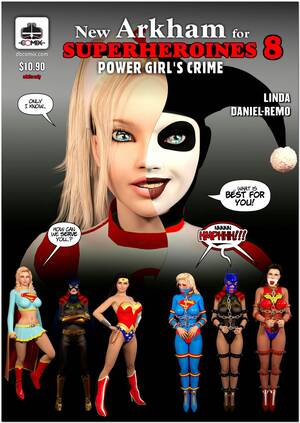 3d Superheroine Comic Porn Lesbian - New Arkham For Superheroines 8 - Porn Cartoon Comics