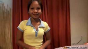 filipina asian beaver - Small Filipina streetwalker's beaver gets creampied