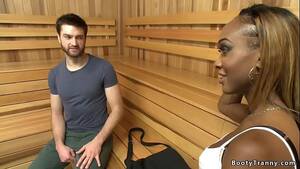 busty ebony shemale - Busty ebony shemale fucks tied up male - XVIDEOS.COM