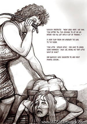 hard ass spanking drawing - Spanked And Fucked Drawings | BDSM Fetish