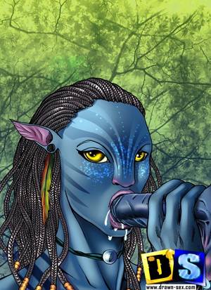 Avatar Porn Big Dick - Avatar chick sucks big cock after pussy and fuck and gets banged in butt -  CartoonTube.XXX