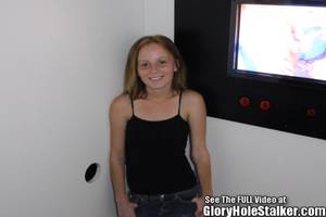 alyssa hart interracial gloryhole - Alyssa Hart Sucking Off Glory Hole Cocks