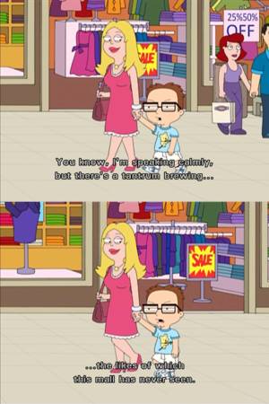 American Dad Roger And Snot Gay Porn - American Dad: Big boy shopping with mommy :)