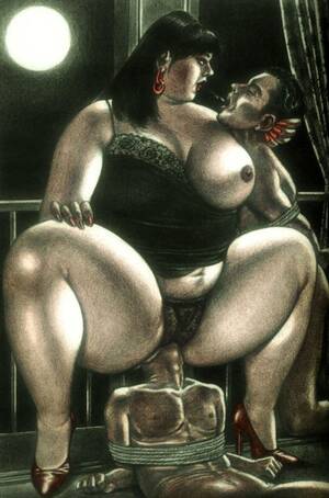 bbw sex art - Erotic Bbw Drawings - Sexdicted
