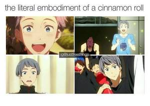 Anime Swim Porn - But what about the time Rin found his porn? He may be pure cinnamon roll