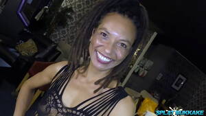 ebony bukkake facials - Gorgeous ebony MILF sucks cock in her debut bukkake - XVIDEOS.COM