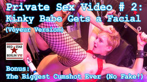 Kinky Babe - Private Sex Video # 2: Kinky Babe Gets A Facial - VR Porn Video - VRPorn.com