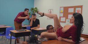 in front of class - Fucked In Front Of Class p1 - Tnaflix.com