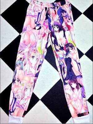 hentai clothing - Miley Cyrus wearing O-Mighty Hentai Pants