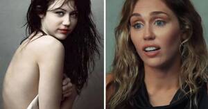 Barrymore Drew Pussy Miley Cyrus - Miley Cyrus Reflects on Posing Half-Nude When She Was 15, Says She Wore Red  Lipstick For the â€œFirst Timeâ€ to â€œDivideâ€ Her From 'Hannah Montana' |  Decider