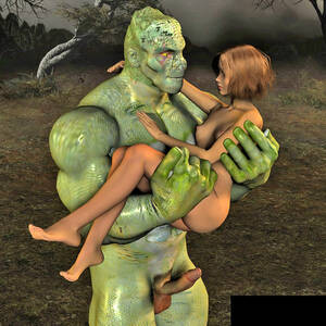 3d monster shemale - Kinky 3d monster sex with a busty shemale | KingdomOfEvil 3d