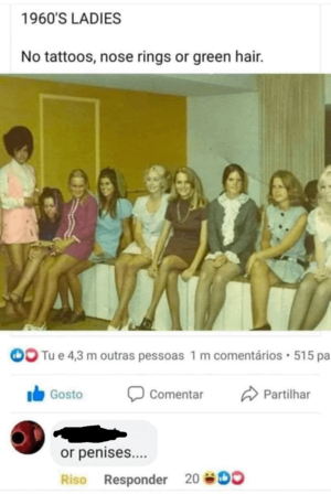 1960s Porn Captions - You mean the 1960s didn't have 21st century accessories? What next? :  r/AreTheCisOk