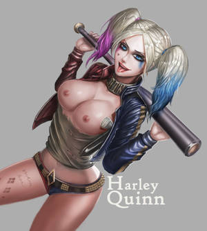 Batman Forever Harley Quinn Hentai Porn - Overwatch and Harley Quinn Porn Artwork by Badcompzero
