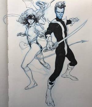 Nightcrawler X Angel Porn - No Regrets, Just Love â€” bear1na: Kitty Pryde and Nightcrawler by Jerome...
