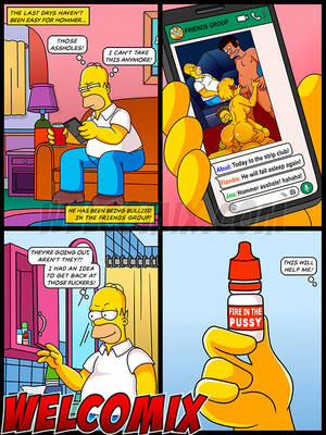 cartoon revenge porn - The Simptoons â€“ Hommer's Revenge: Lick my pussy, my pussy is on fire