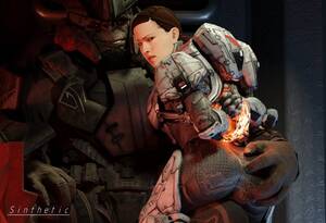 Halo Porn Rule 34 - Rule 34 - 343 industries 3d alien angry armor ass grab blender brown hair  brute captured female spartan (halo) halo (game) halo (series) halo 4  imminent rape interspecies jiralhanae on lap ponytail