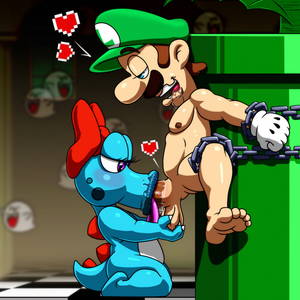 Mario Birdo Porn - ... Birdo Luigi No_One_(artist) Super_Mario_Bros // 1080x1080 // 318.3KB ...