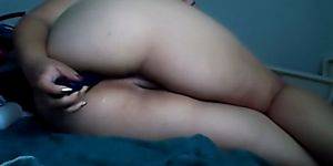 Huge Ass Anal Masturbation - Cam: Amazing big butt anal masturbation