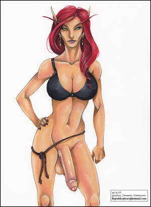 Elf Shemale Porn - Shemale Blood Elf Mistress (Color) by vp1940 - Hentai Foundry