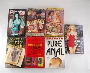 90s Porn Vhs Spider - 7 Adult Erotic Nude Films Movies Vhs
