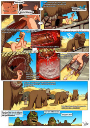 Hentai Leia Sarlacc Pit - Leia's Ordeal - IMHentai