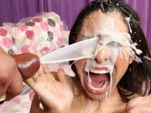 facial fake - Nataly Rossa - Gets A Huge Fake Facial : XXXBunker.com Porn Tube