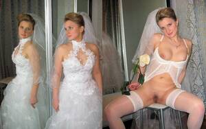 bride dressed undressed gangbang - Wedding Dress Porn - 61 porn photos