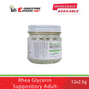 Glycerin Suppository Porn - BFI E-Drugstore Rhea Glycerin Suppository Adult 12x2.5g | Lazada PH