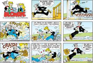 Blondie Cartoon - Porn Cartoon Strips image #183314