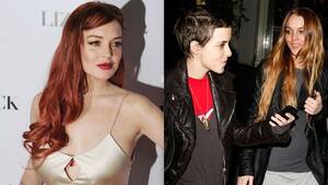 Lindsay Lohan Nude Lesbian - Toxic' lovers: Lindsay Lohan admits her lesbian relationship with Samantha  Ronson was a mistake - 9Celebrity