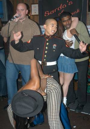 marine - File:Bijan Sudaan, Marine at Porn Star Karaoke 1.jpg