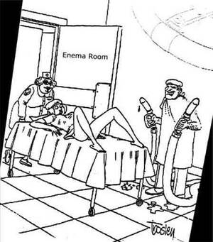 enema bondage toons - Punishment Enemas Cartoon - Sexdicted