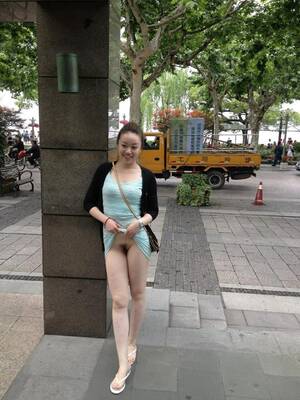 asian girl public nude - Asian Hairy Naughty Girl Friend Loves to Show Naked in Public...
