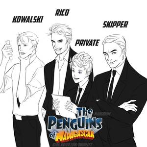 Marlin Madagascar Porn - Human version of Penguins The Penguins of Madagascar