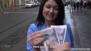 czech brunette fuck for money - Free Pleasant Czech brunette hair, Katerina Honza got some cash from a  stranger to get screwed hard Porn Video HD