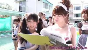 asian costume orgy - Awesome asian group sex fun with costume teens | xHamster