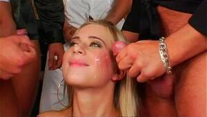 gang bang in mouth - Watch Blonde gangbanged and facialized - Blonde, Gangbang, Cum In Mouth Porn  - SpankBang
