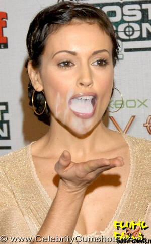 Alyssa Milano Fake Porn Cum - alyssa alyssa milano cum cumshot celebrity cum facials