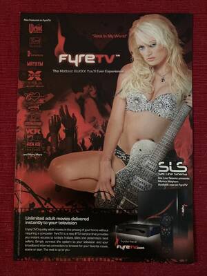 dorcel - Porn Star Monica Mayhem for Fyre TV 2009 Print Ad Promo Art - Great to  frame! | eBay