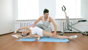 Coach Sex - Hot sportive cutie enjoys hot sex session with her coach