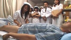 Asian Hospital Nurse - Japanese Hospital Nurse Training Day Milking Patient - Pornhub.com