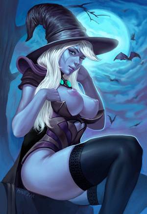 Dota 2 Rule 63 Porn - Drow Ranger: Halloween Special art by Mavezar