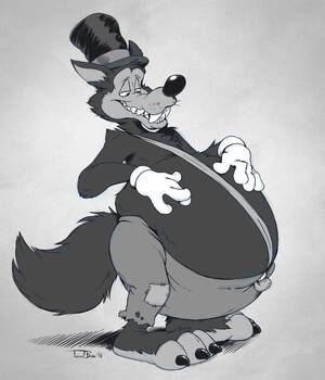 Fat Wolf Furry Porn - Big Bad Wolf fat belly!! | Furry art, Character art, Big bad wolf