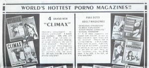 1972 Porn Newspapers - World's Hottest Porno Magazines! Mail-Order Book & Magazine Advert