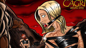 bdsm cartoons interracial - Black Reprisal: Interracial BDSM â€“ BDSM Comics | GagTheGirl