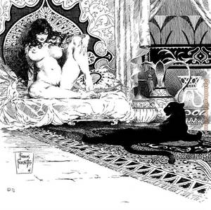 frank frazetta erotica - frank frazetta women | Frank Frazetta - Frank Frazetta Sheba Canvas